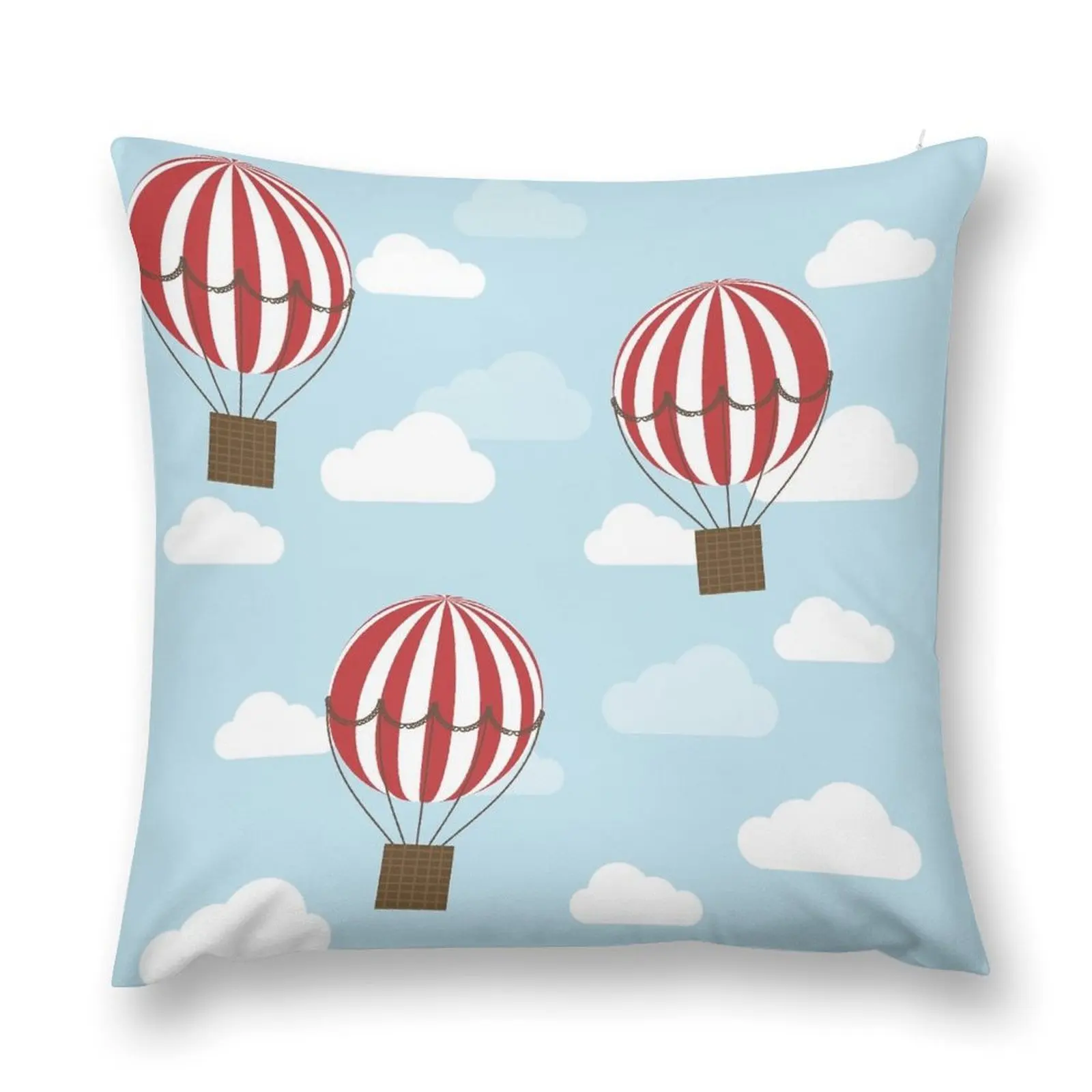 

Hot Air Balloons Throw Pillow Cusions Cover Cushions Home Decor pillow