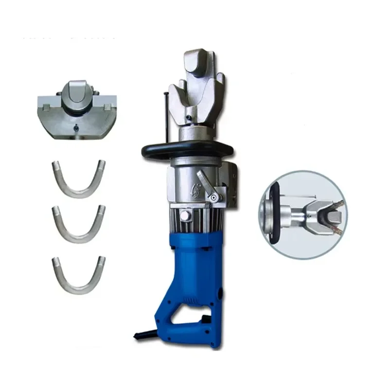 RB-16 Portable Industrial Grade Hydraulic Electric Rebar Bending Machine Small Tool for Steel Bar Metal Bending Zhejiang