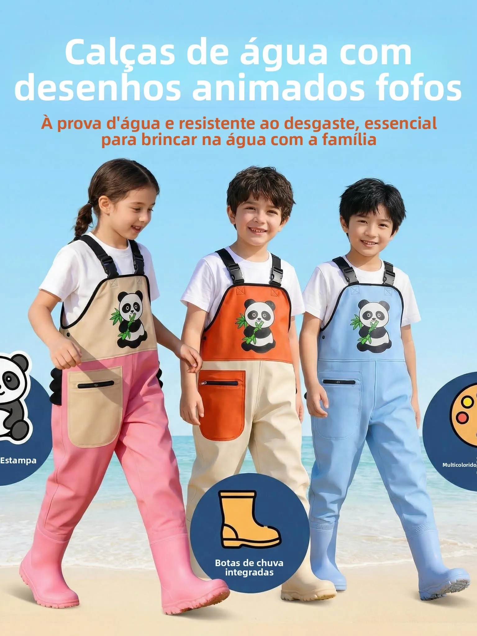 children's-waterproof-overall-rain-boots-beach-fishing-clothes-unisex-toddler-kindergarten-rain-pants-long-style-fishing-suit