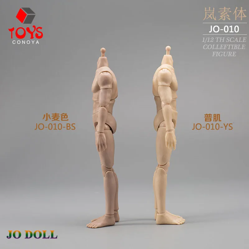 JO-010 1/12 mâle Super Flexible semi-encapsulé corps articulé soldat bronzant peau normale articulée 6 ''figurine poupées
