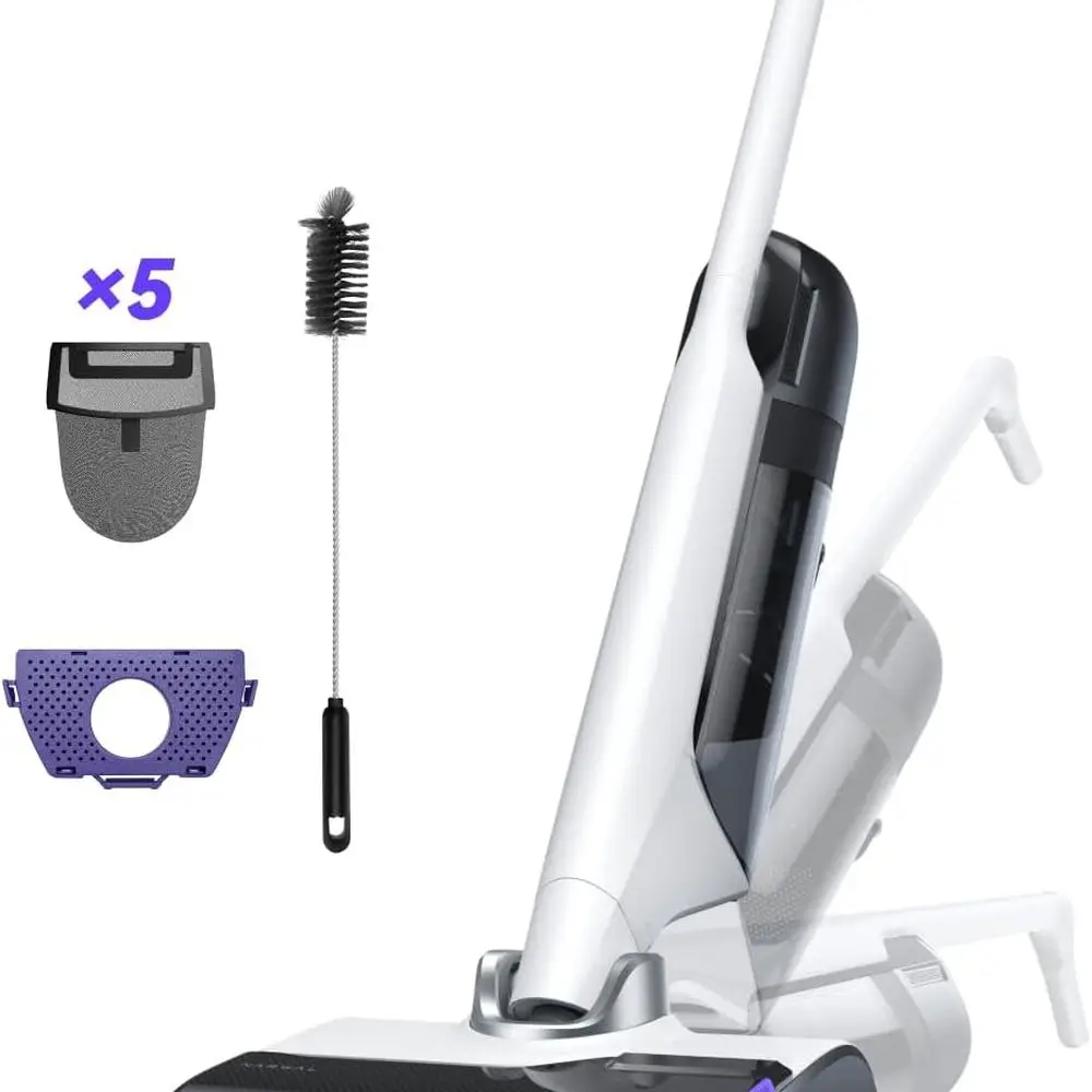 

S30 Wet Dry Vacuum Cleaner with 20000Pa Suction, 176°F Self-Cleaning, Heated Drying, Disposable Waste Bag, Tangle-Free, Cordless