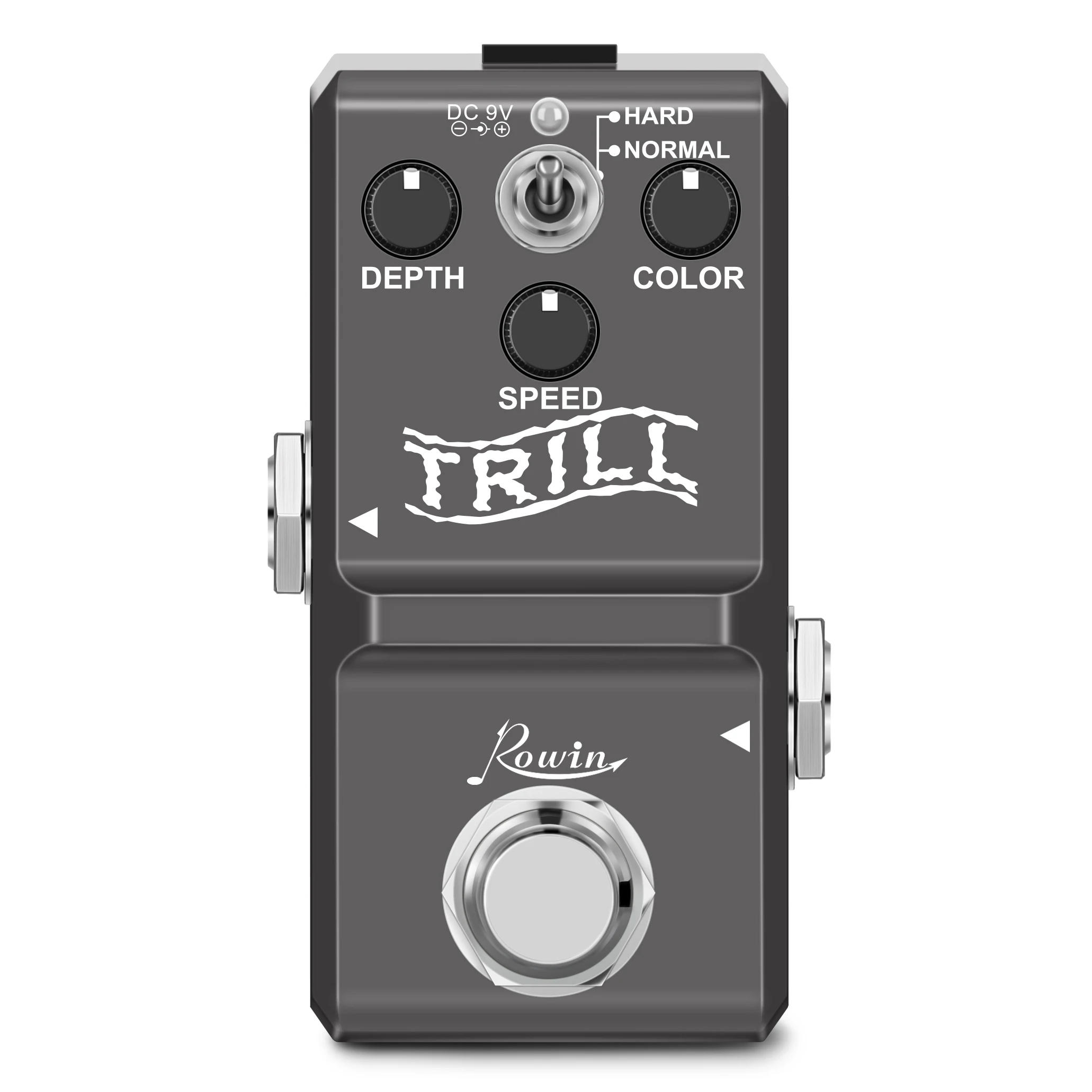 ROWIN Trill Guitar Effects Pedal Trelicopter Tremolo Effect Mini Size True Bypass Pedal LN-327 Electric Guitar Accessories