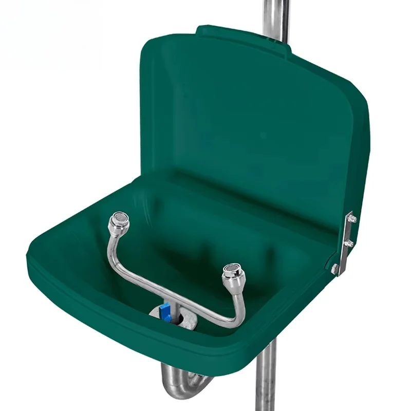 Eye Wash Station Safety Equipment 304 Stainless Steel Composite Eye Wash Machine Quick Pedal Shower Safety Emergency Eye Wash