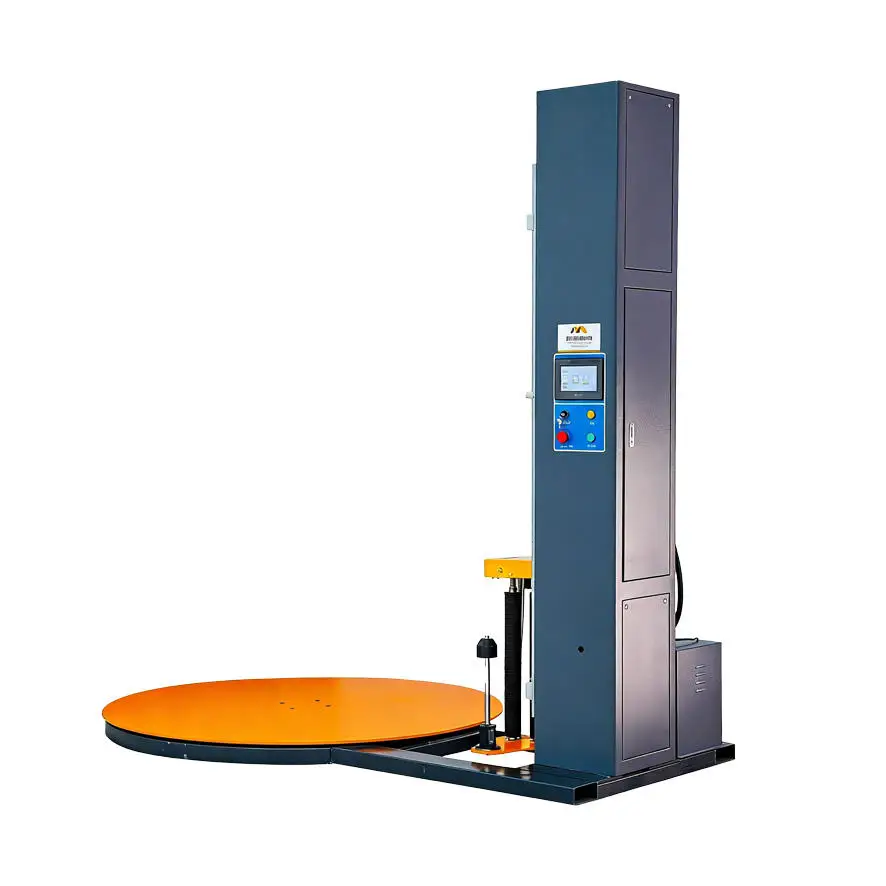 Industrial Pallet Load Stabilizer Turntable Pallet Stretch Wrapper Pallet Wrapping Machine for Export Goods
