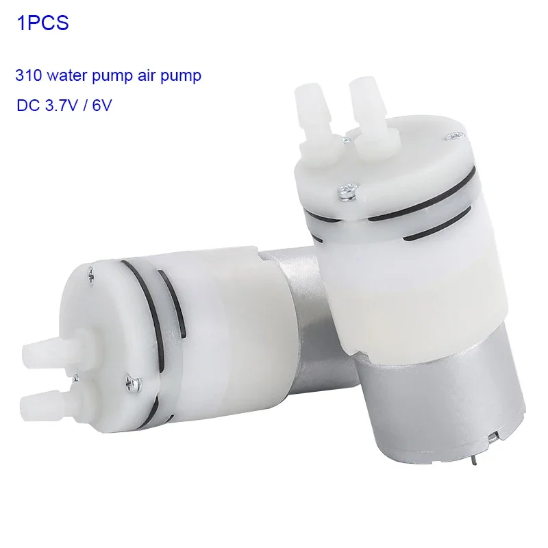 

310 Water Pump DC 6V 3.7V Self-priming Suction Diaphragm Pump Mini Electric Negative Pressure Pump for Tea Table