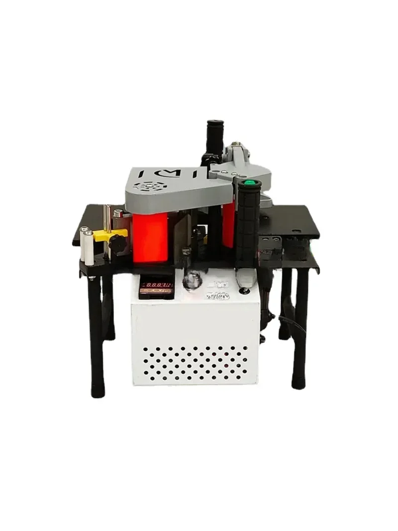 1200W Small Manual Edge Banding Machine Double Side Gluing Portable Edge Bander Woodworking Equipment 220V