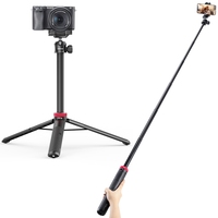 Ulanzi MT-44 Telescopic Mobile Phone Camera Tripod Self-Timer 360° Ball Head for iPhone Sony Canon