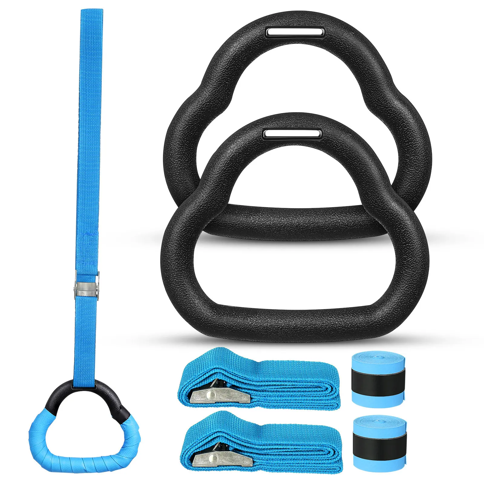 1Pair For Home Exercise Equipment For Kids Outdoor Play Gymnastic High Durability Adjustable