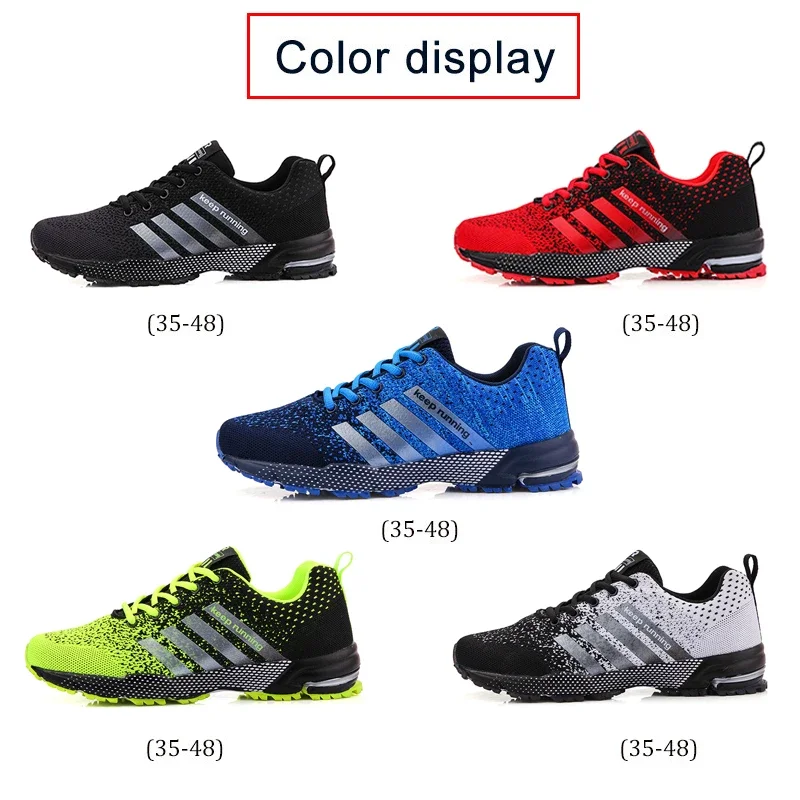 Men Shoes Comfortable Non-Slip Stable Shock Absorption Light Couple Shoes and Men\'s Sneakers Mesh Breathable Casual Basket Shoes