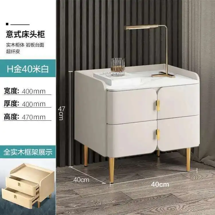 Multifunction Drawers Nightstand Modern Bedroom Dressing Bedside Table Small Computer Outdoor Cabinet Comodini Dining Tables