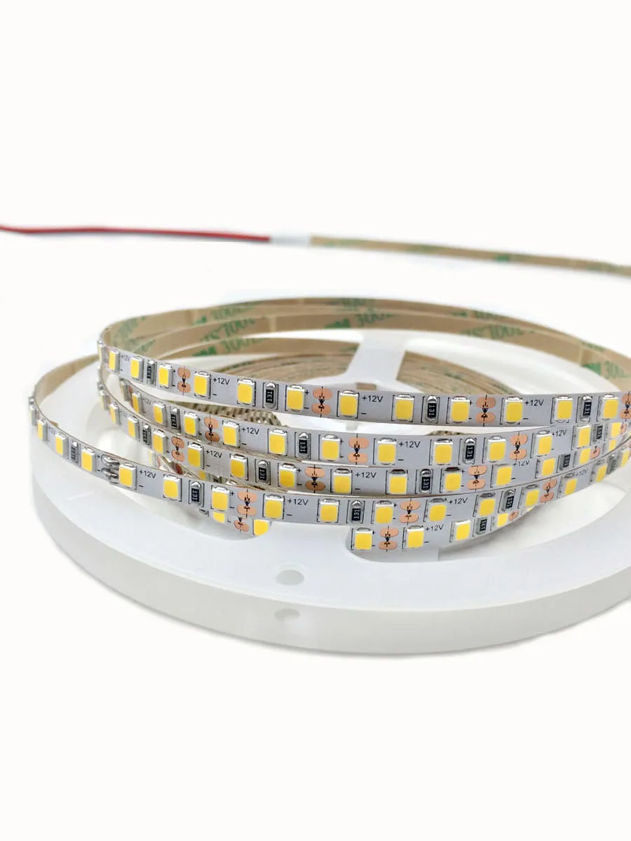 5000mm 4000k DC12v 24v led strip light Slim 5mm 6500k 3000K  2835 SMD Flexible Tape Ribbon Pcb 120leds/m for Room decoration