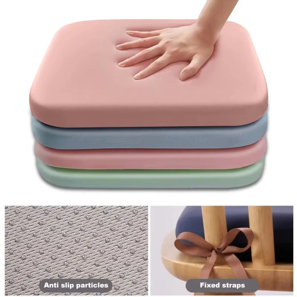 Non-slip Hemorrhoid Seat Cushion Rebound Solid Color Chair Pad for Long Sitting Universal Breathable Car Seat Cushion Sciatica