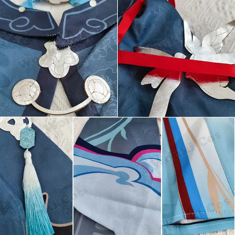 

qq34Star Rail Yanqing Cosplay Costume Game Impact Yan Qing Halloween Costumes for Men Uniform Full Set