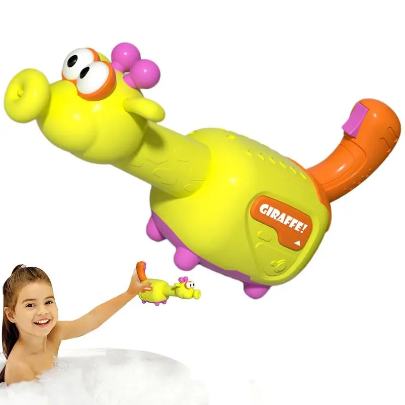 Water Sprinkler Toy Giraffe Kids Water Sprayer Bathtub Toys High Capacity Animal Sprinkler Water Fight Toy Summer Water Burst To