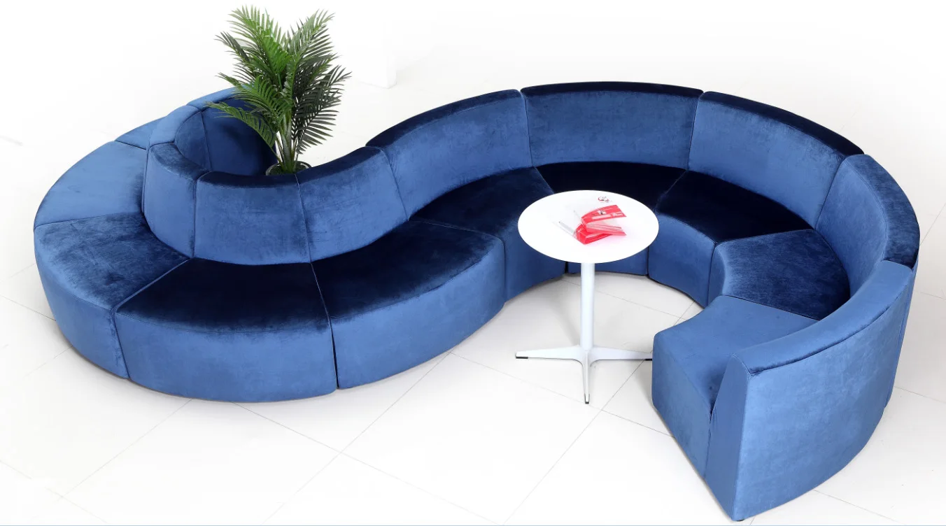 Furniture S Shape For Public Area Modern Lounge Seats Sofa