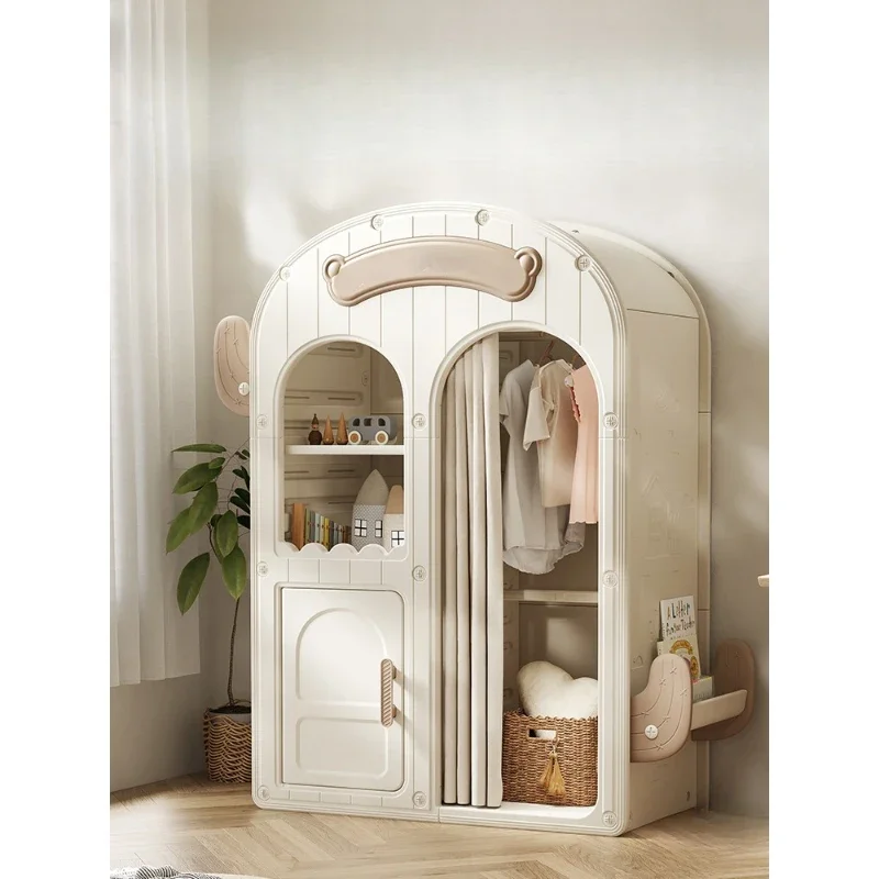 

Hobbit Tree Children's Wardrobe Home Bedroom Storage Cabinet Baby Easy Coat Cabinet Baby Clothes Storage Cabinet