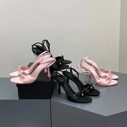 Sexy Women Sandals Fashion Thin High Heels 7cm Open Toe Zipper Dancing Shoes Summer Ballroom Dance Shoes Women