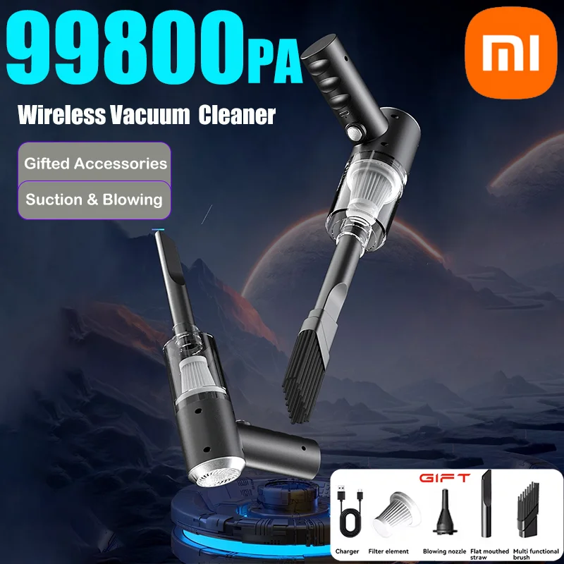 

Xiaomi 99800PA Car Vacuum Cleaner 120w Wireless Super High Powerful 3 in 1 Wet Dry Dual Use Portable Handheld Vacuum Cleaner