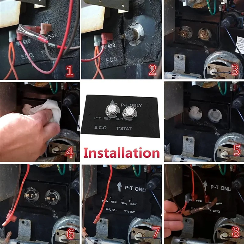 BAAG-93866 Комплект термоотключения водонагревателя для автодома с комплектом термостата ECO, совместимый с Atwood 93866 91447