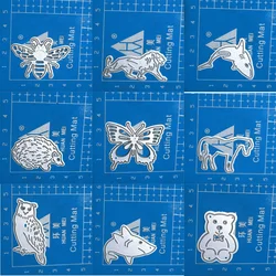 Mini animals butterfly honeybee horse owl Metal Cutting Dies DIY Scrapbooking Decorative Embossing Paper Cards Handcraft Stencil