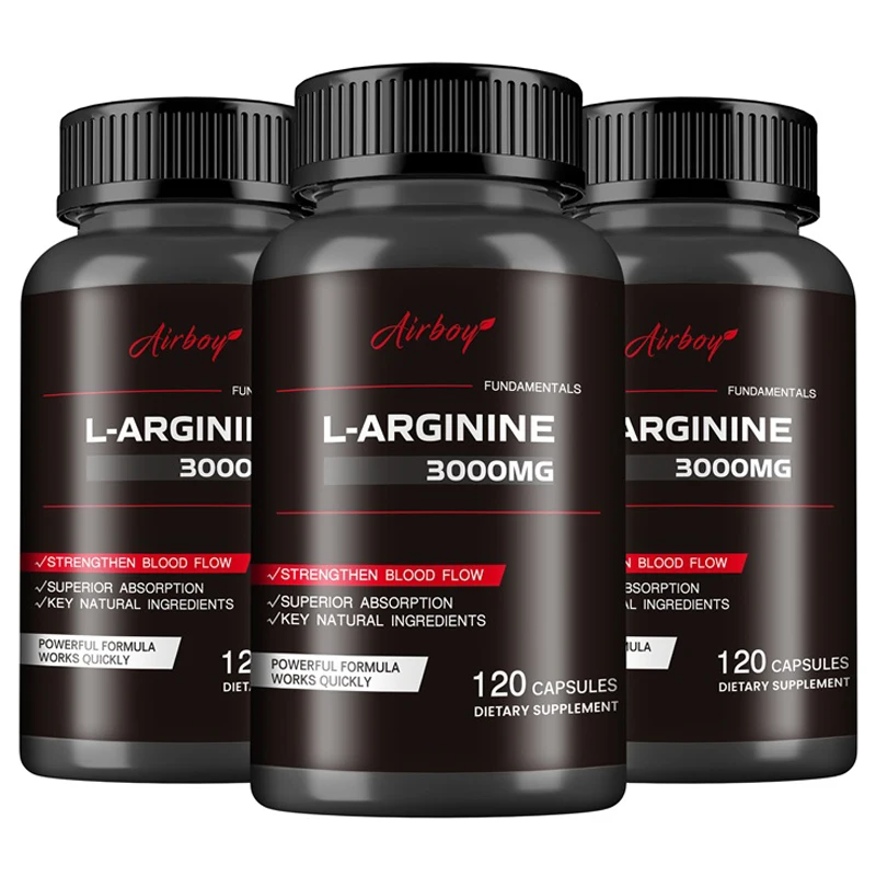 L-Arginine - Increase for Energy, Strength,Vascular and Endurance Support During Exercise | Muscle Mas