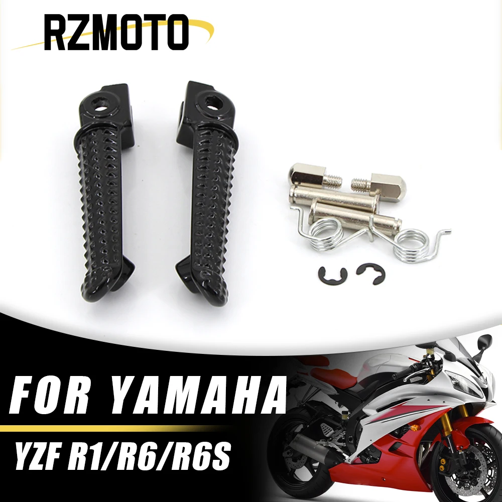 

Motorcycle Front Footrest Foot Peg Pedal Foot Rest Accessories For YAMAHA YZF R1 1998-2014 YZF R6 1999-2012 YZF R6S 2003-2008