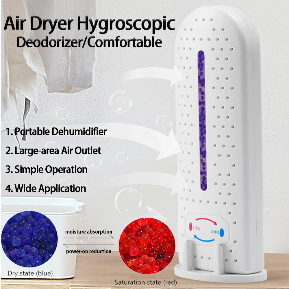 Mini Air Dehumidifier Home Air Dryer Anti Humidity Dehumidifying Machine Low Consumption Drying Moisture Absorbent Dehumidifiers