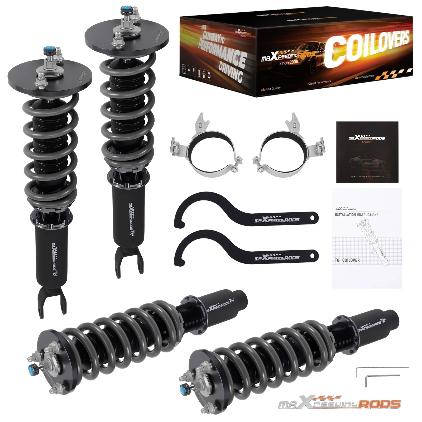 

Комплект подвески MaXpeedingrods T7 Coilovers для Honda Accord 1990-97 EX/LX/DX/SE