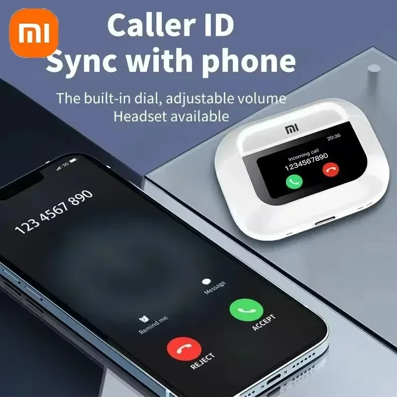 Xiaomi A8 Pro 무선 헤드셋 LED 스크린 ANC 소음 제거 Bluetooth 5.4 Android IOS 게임 스포츠 방수 헤드셋