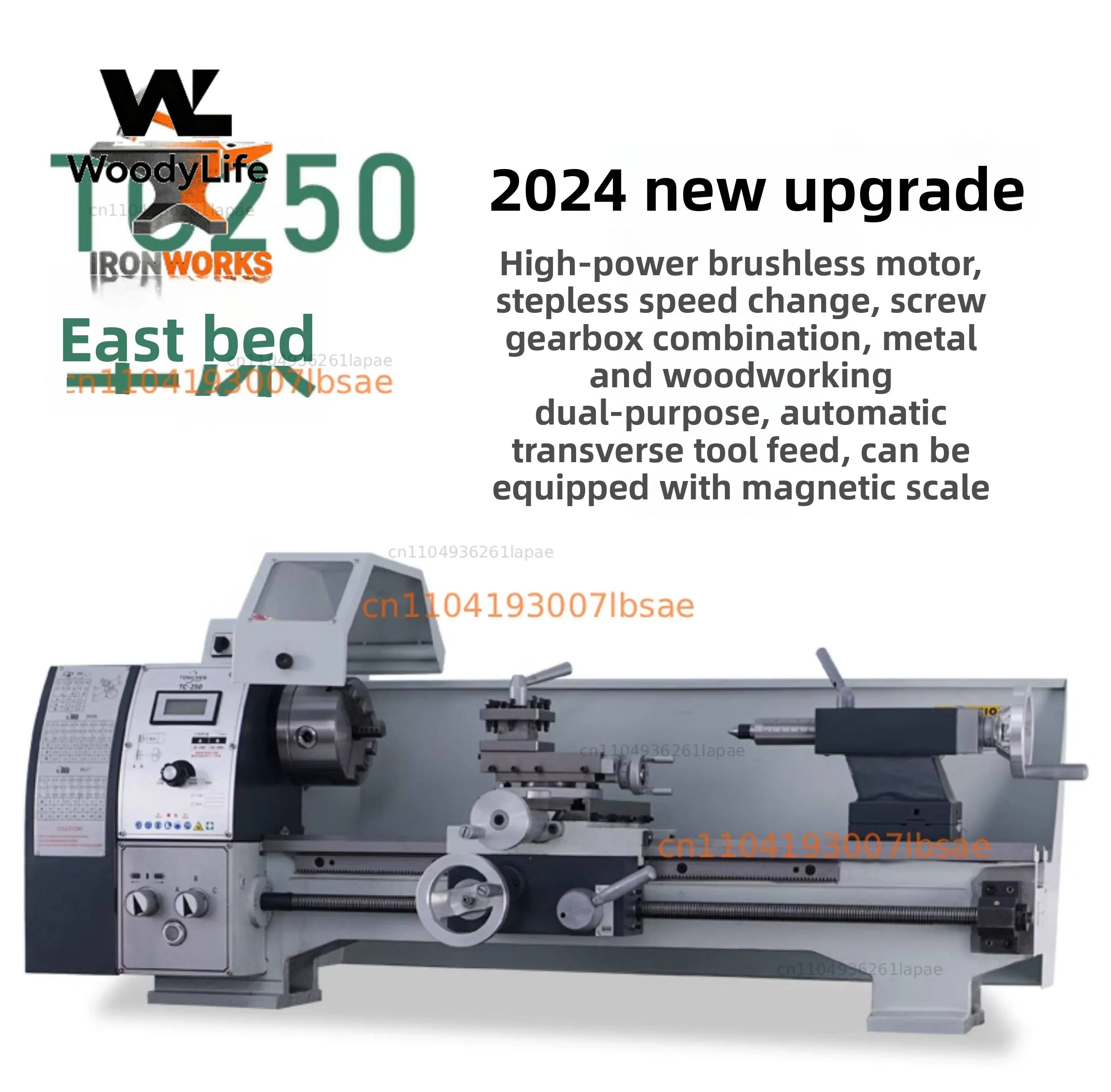 TC250 Lathe Multifunctional Micro Instrument Metal Woodworking Small Machine 220v Household Woodworking Function