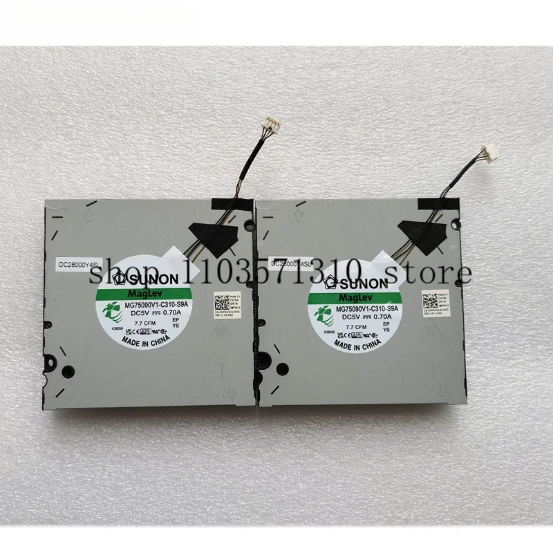 

Laptop CPU Cooling Fan For DELL Precision 7670 7680 P114F DC28000Y4SL MG75090V1-C310-S9A 0MFWHG DC5V 0.70A 7.7CFM