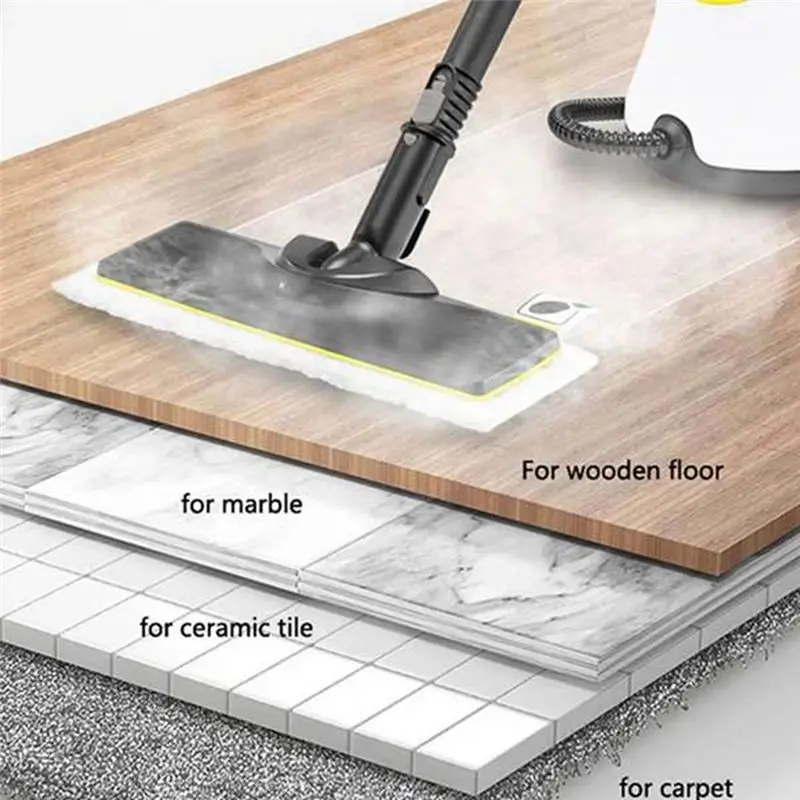 AEE8-2PCS Microfiber Mop Cloths For Karcher CTK10 CTK20 SC1 SC2 SC3 SC4 SC5 Wet And Dry Usage Floor Cleaning Set