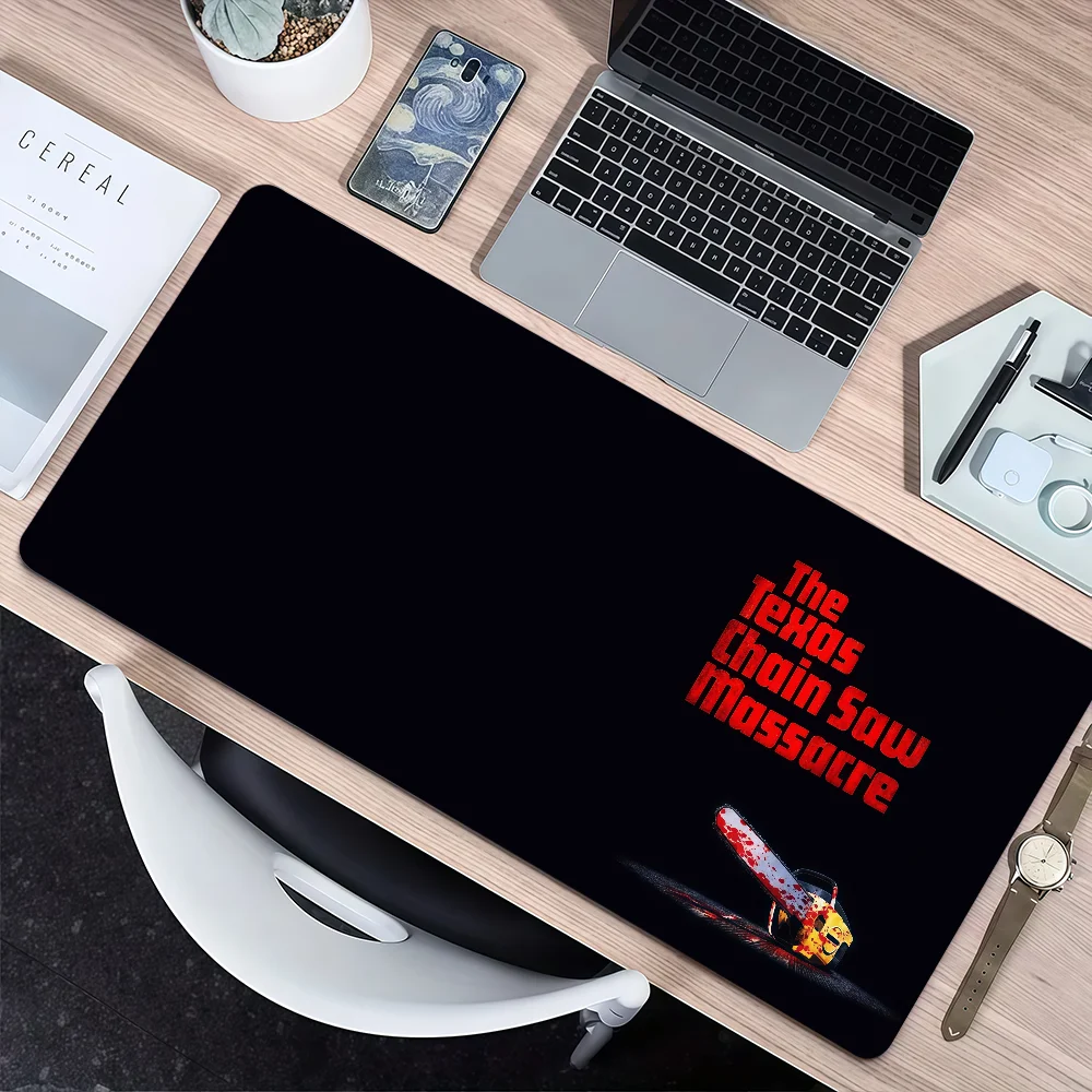 The T-Texas C-Chainsaw Massacre Mouse Pad Non-slip Thickened MousePad Large Writing Lockedge Office Student Gaming Cushion