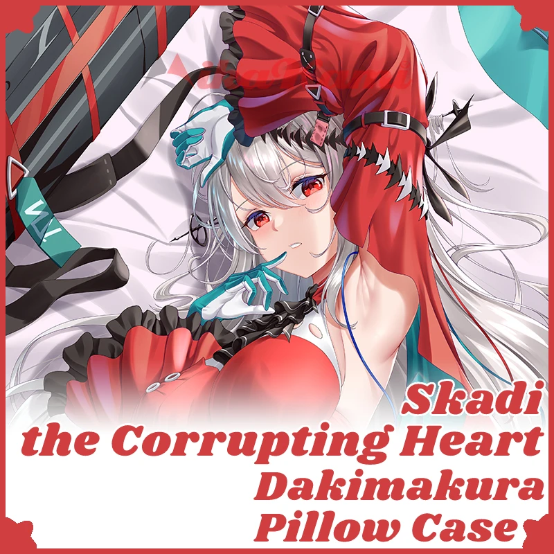 

Skadi Corrupting Heart Dakimakura Arknights Sexy Pillow Case Hugging Cushion Cover Full Body Pillowcase Home Bedding Decor Otaku