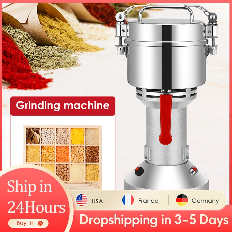 150g Electric Coffee Grinder Stainless Steel Coffee Beans Nuts Spices Grain Herbal Powder Mixer Grinder Spices Grains Crusher