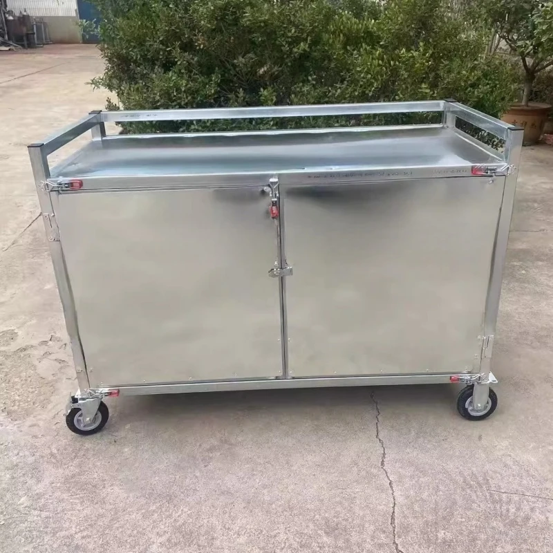 

Stall trolley folding stall universal trolley mobile mobile shelf multi-function