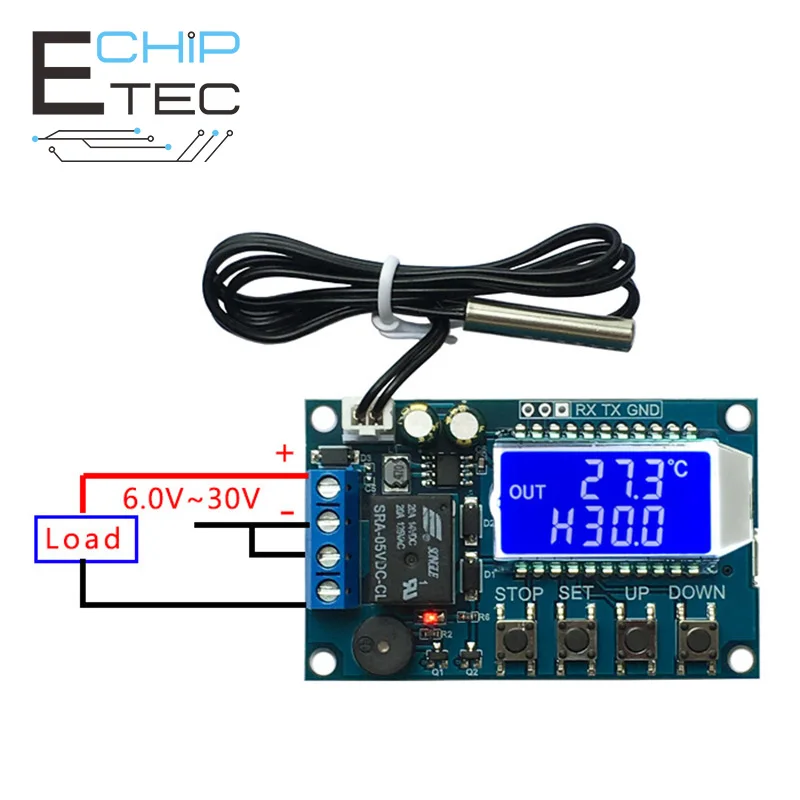 

XY-T01 Digital Thermostat Heating Refrigeration Digital Temperature Control Switch Temperature Controller Module