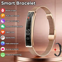 2026 nueva moda pulsera inteligente para mujer modo deportivo rastreador de Fitness monitoreo de ritmo cardíaco salud IP68 reloj inteligente impermeable para hombres