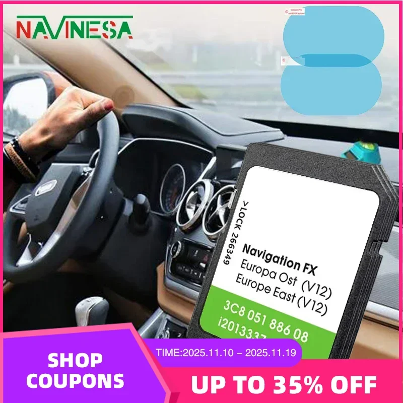 

8 ГБ FX V12 для Golf Plus A6 Автомобильная Европейская GPS-навигация SD-карта RNS 310 V12 East Ost