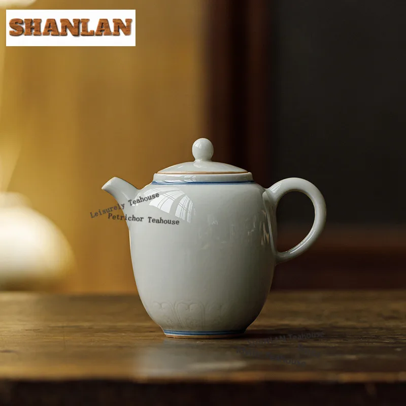 

160 мл ледяная платформа, глазурь, двойная линия, чайник, антикварный чайник, чайник, чайник с шариковым отверстием, посуда, аксессуары, подарок