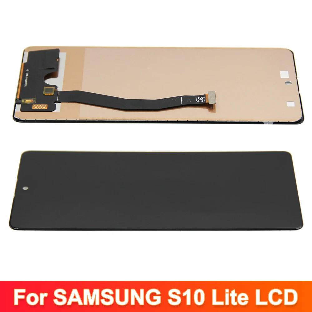 100% Tested  TFT Lcd Display Samsung S10 Lite G770F LCD Display Touch Screen Digitizer Assembly for Samsung S10 Lite LCD