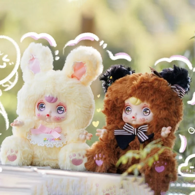 

New Yumi Blind Box Cuddle Sleeping Together Series Cute Trendy Toys Vinyl Pendant Doll Eyes Movable Bag Decor Girl Birthday Gift