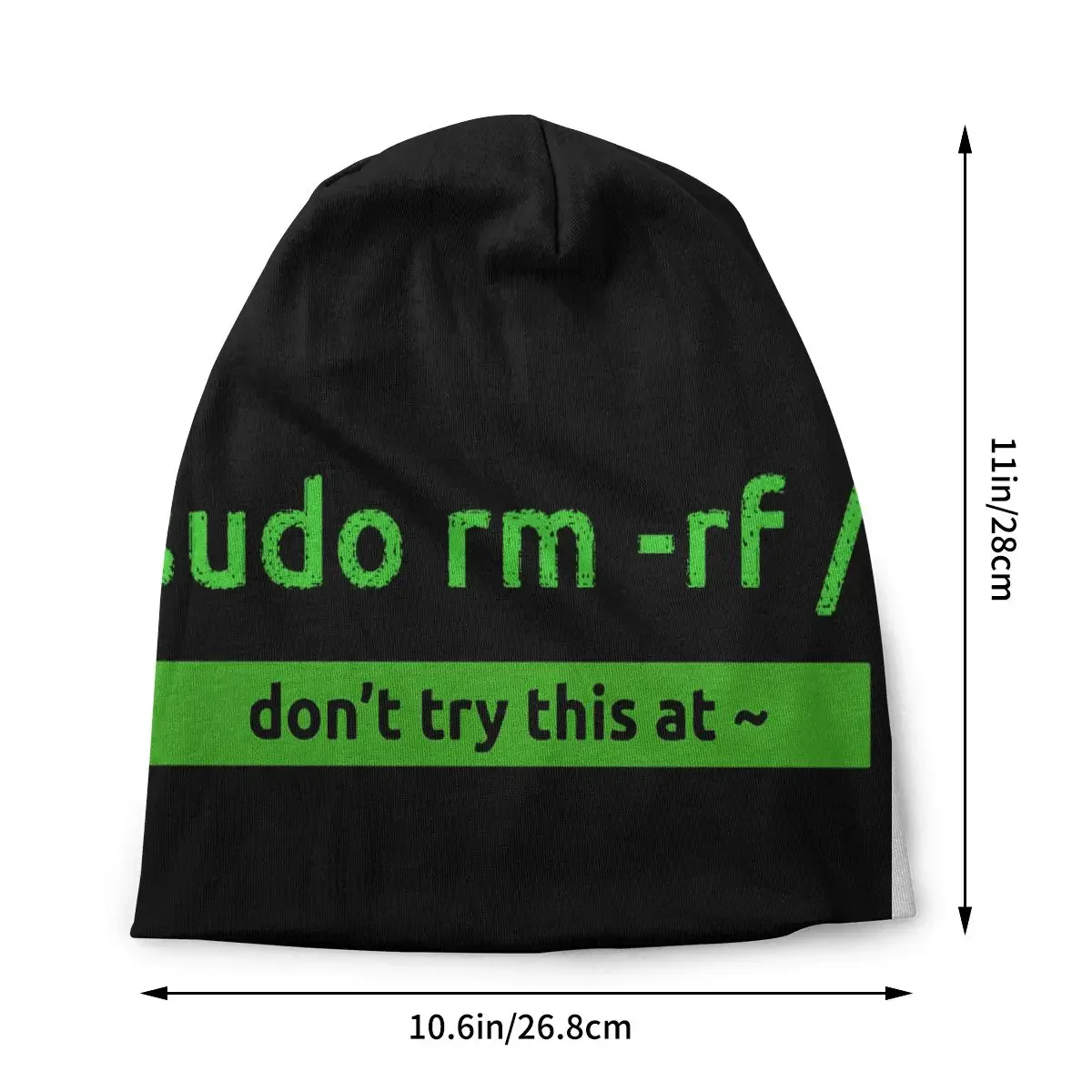 Bonnet Hats Linux Program Men Women's Knitting Hat Sudo Programming Command Winter Warm Cap Beanies Thermal Elastic Caps