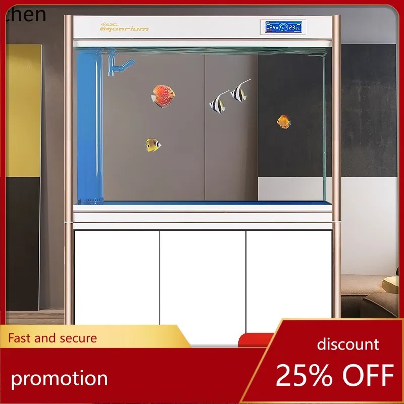 

CZ Bottom Filter Fish Tank Large Medium Living Room Floor Fish Tank Bottom Filter System Aquarium