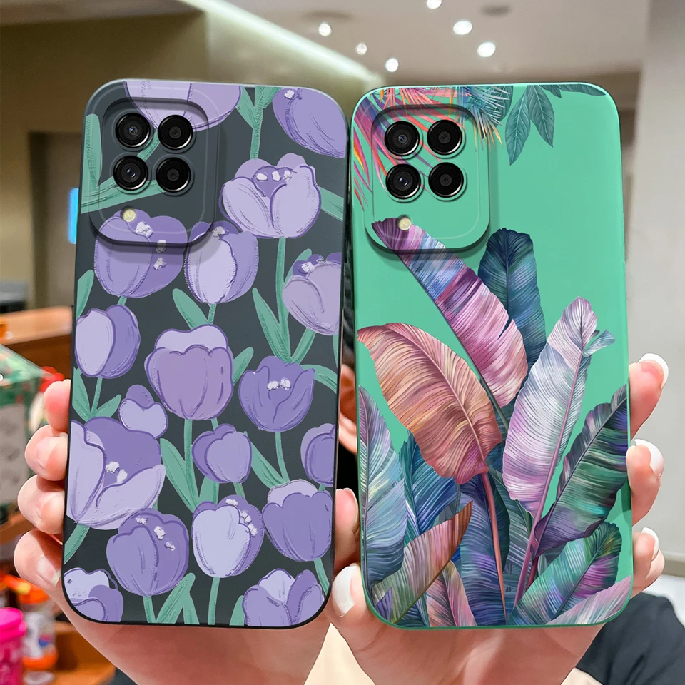 Cases For Samsung Galaxy M33 5G Cartoon Frog Cat Camera Protection Durable Shockproof Soft Bumper For samsung m33 Coque Funda