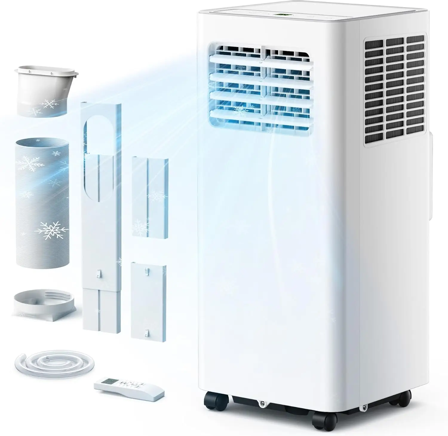

8000 Btu Portable Air Conditioners, 3 in 1 Portable AC with Cool, Dry, Fan Modes, Quiet Air Conditioners