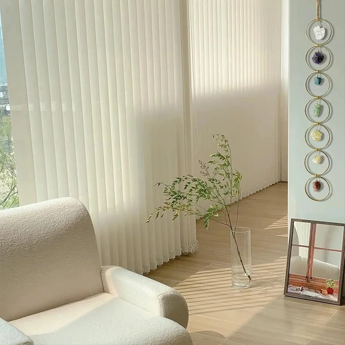 

Кристалл Семь Чакр Подвеска Многоцелевой Натуральный Исцеляющий Кристалл Кулон Многоразовый Подвесной Кристалл для Домашнего Декора B