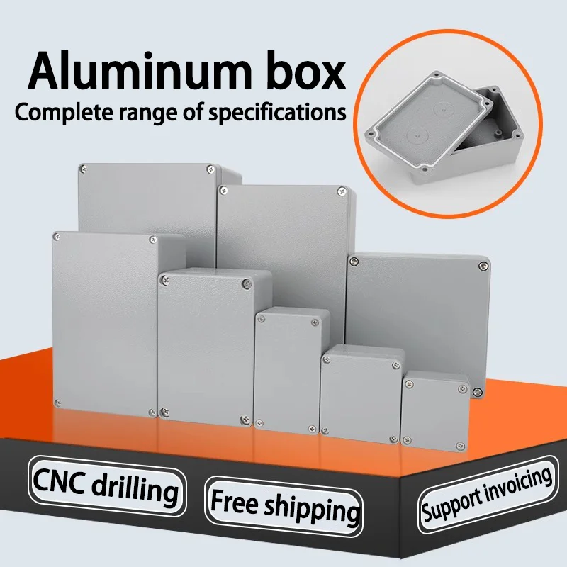 IP67 Cast Aluminum Waterproof Junction Box Outdoor Electronic Project Explosion-proof Sealed Enclosure Case for Electronic