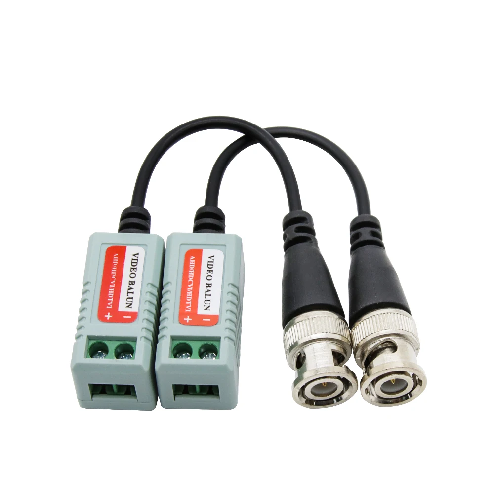 5MP BNC CCTV Video Balun Passive Coax Transceivers UTP Balun BNC Cat5 For Analog Cameras