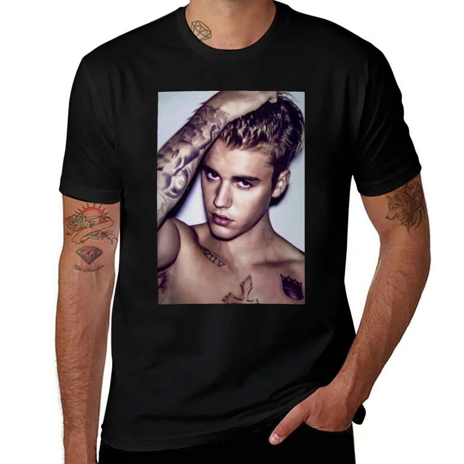 

Diverse Melodies, JustinnBiieber T-Shirt black cotton t-shirt plain for man package man tshirt T-Shirt